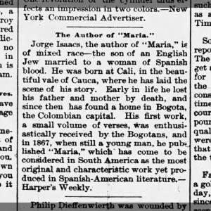 1890 Jul 18 Evening Journal Muscatine Iowa Isaacs bio