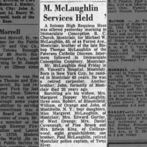 Michael McLaughlin Obituary