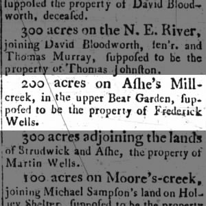 Bear Garden Plantation 1801