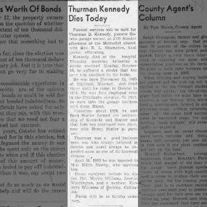 Obituary for Thurman B Kennedy