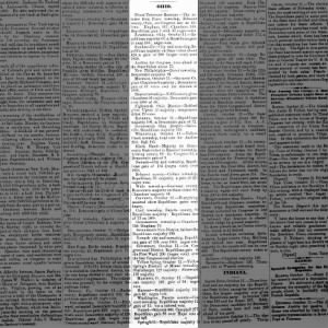 list of Ohio Towns with black vote 1870