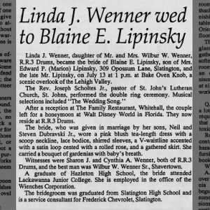 Marriage of Wenner / Lipinsky