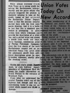 Bartholomew Murder case August 1962 