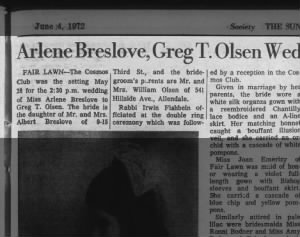 Marriage of Breslove / Olsen