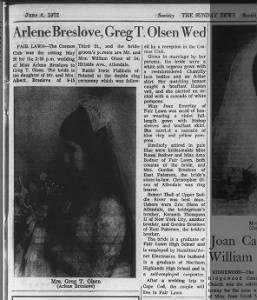 Breslove/Olsen wedding