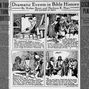 Dramatic Events in history (christianity) 31 Dec 1927