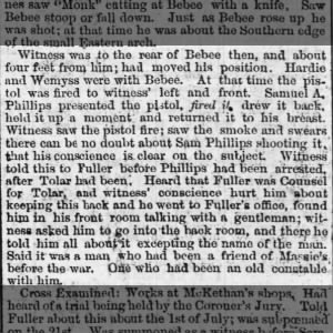 Samuel A Phillips on trial for murder of Bebee