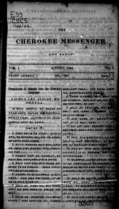 Cherokee Messenger - August 1, 1844 