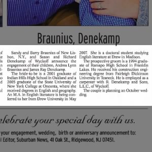 Marriage of Braunius / Denekamp