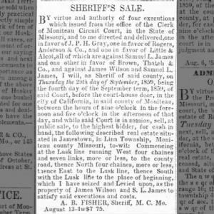 Weekly California News 8/20/1859