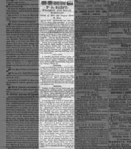 Nebraska Palladium
Bellevue, Nebraska · Wednesday, November 29, 1854