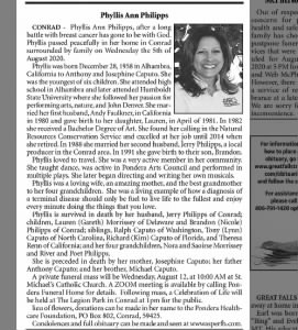 Obituary for Phyllis Ann CONRAD