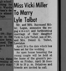 Marriage of Miller / Talbot
