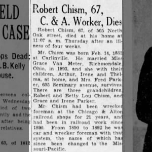 Obituary for Robert Chism
