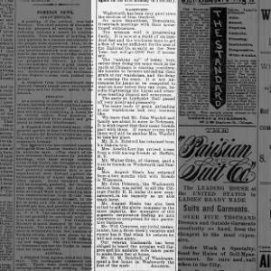 Nov 20 1880 newspaper clipping mentions Will Converse
