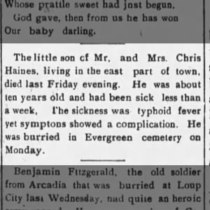 death notice-The Standard Gauge-Loup City NE-Mar 23 1911-pg 1