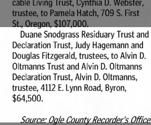 Duane Snodgrass Trust Change