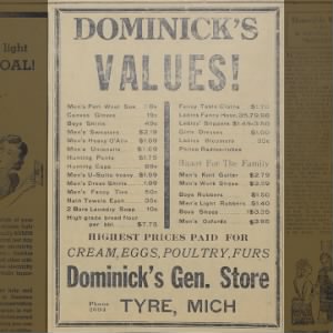 Ad for Dominick's