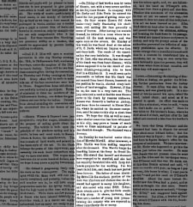 DSun-1872-1016-p1-Article and Death-Koontz, Oakwood Cemetery