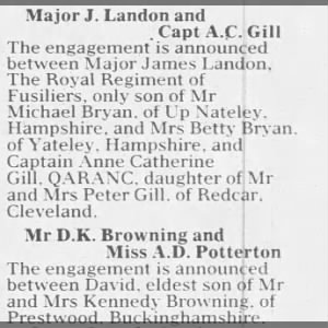 Marriage of Landon / Potterton