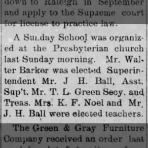 Presbyterian Sunday school