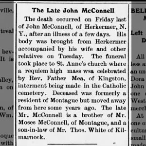 The Late John McConnell
