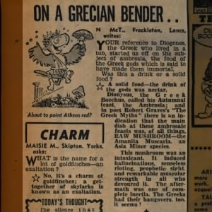 N. McT, On a Grecian Bender, Daily Mirror, 10th July 1962, 12 