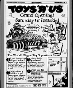 Toys "R" Us Teesside grand opening
