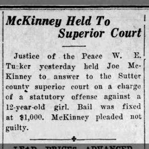 2nd not guilty plea for convicted rapist McKinney