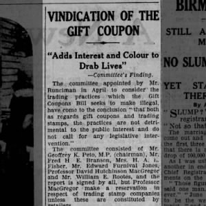 Vindication of the Gift Coupon