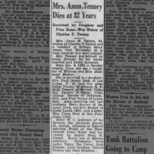 Obituary for Anna M Jeimey