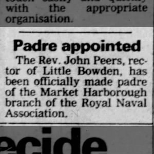 Padre appointed
