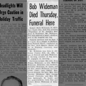 Bob Wideman Obituary
