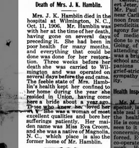 Obituary for J. K. Hamblin