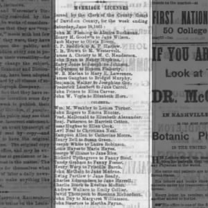 Frederick Lambert to Jane Carrol, Nashville 11 Jun 1865???
