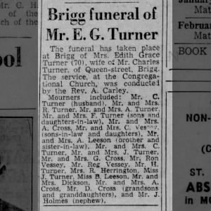 Edith Grace Leeson funeral