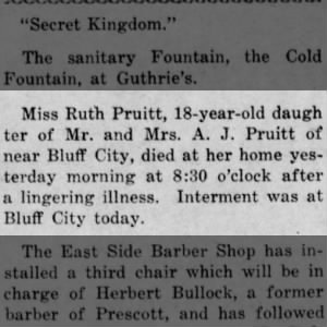 Ruth Pruitt obituary