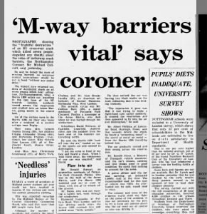Article | 1970 Motorway Crash • Strong - Lanyan Family Fatalities 