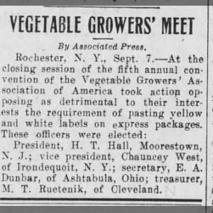 Vegetable Growers' Meet