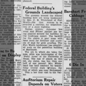 Dec 6 1934 Brownsville Federal Blding