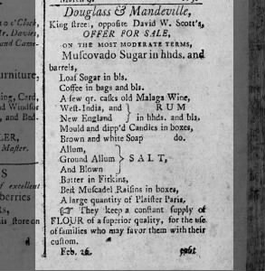 Douglass & Mandeville: Merchants