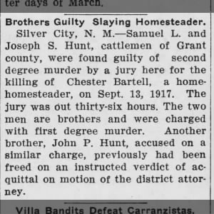 Brothers Guilty of Slaying Homesteader
