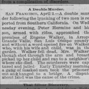 Buffalo Daily Republic April 2 1886