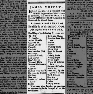 James Moffat, merchant