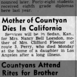 Obituary for Nancy Bell Logsdon