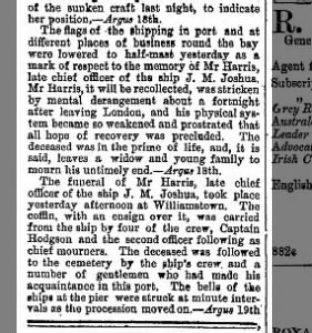 Mr Harris Funeral 
1872