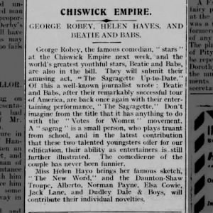 Chiswick Empire 1915