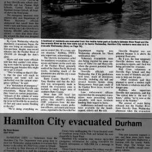 Chico Enterprise Record 2 Jan 1997 Oroville flood-evacuations