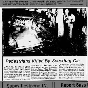 Cedric Worden Steele -pedestrians killed by speeding car