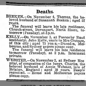Obituary for Thomas BEEKEN-On